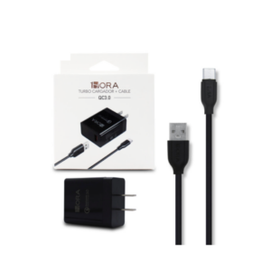 Cargador más cable tipo c
